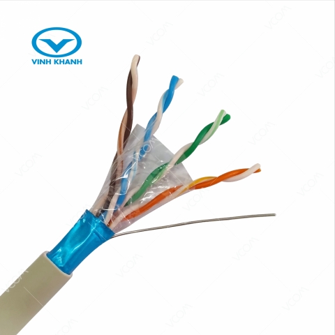 Cáp LAN CAT5E FTP 24AWG 4PRS - PVC (305m)