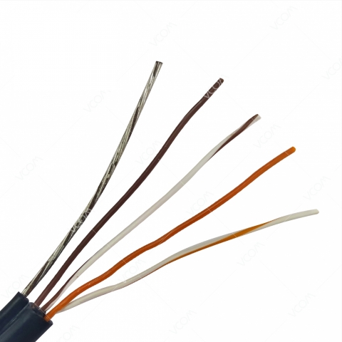 Dây Dropwire camera 2x(2x0.4)Cu + (7/0.33)St - PVC (500m)